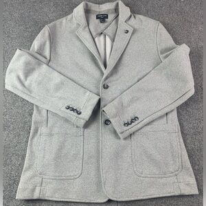 Porter & Ash London Mens Cotton Blend Sports Blazer Size L Gray